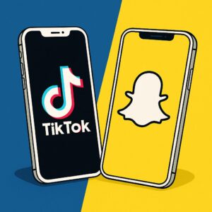 مقارنة شاملة بين تيك توك وسناب شات
